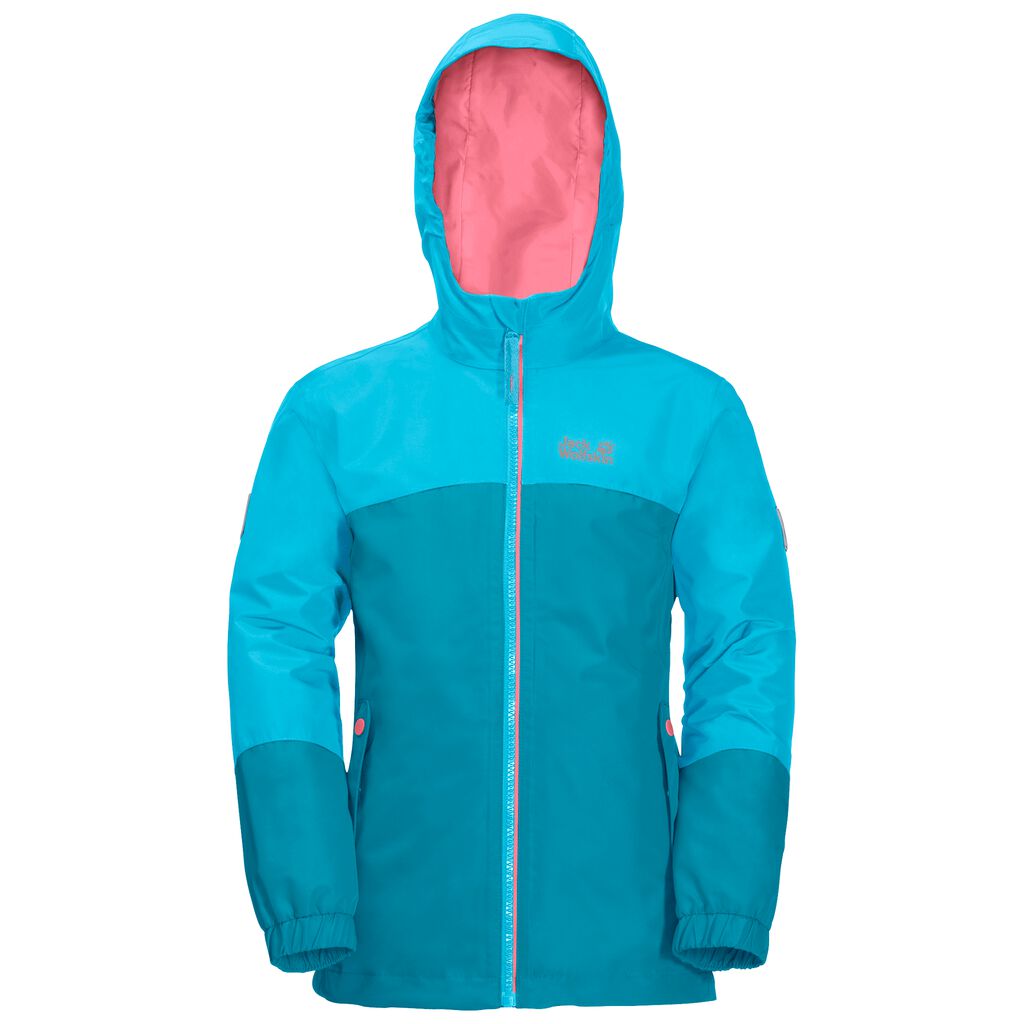 Jack Wolfskin G ICELAND μπουφαν 3 σε 1 παιδικά τυρκουάζ/μπλε | GR8498905